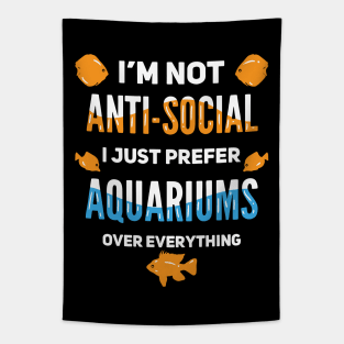 Aquarium - Aquarist Fish Lover Tapestry