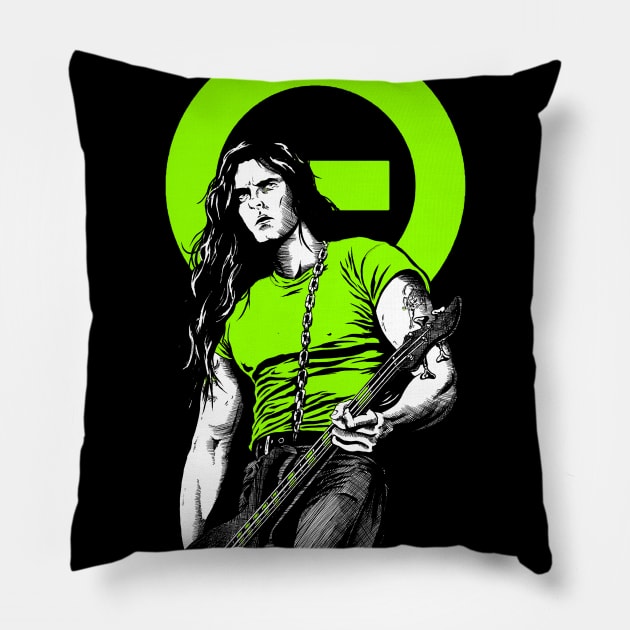 Dead Again Pillow by JonathanGrimmArt