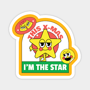 This X-mas I'M The Star Design Magnet