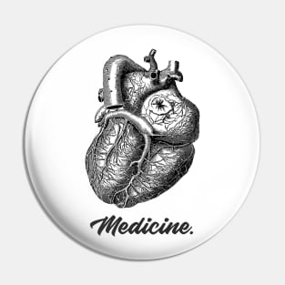Medicine Anatomy Heart - Medical Student in Medschool Pin