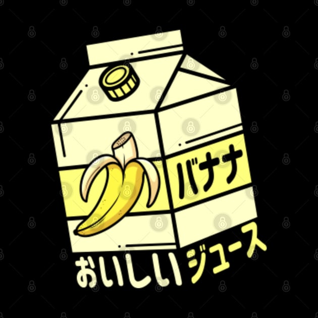 Banana Juice Japanese Lemonade Aesthetic by Khal1