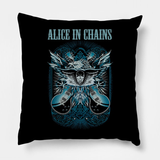 IN CHAINS BAND Pillow by Pastel Dream Nostalgia