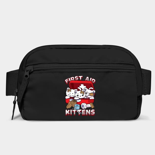 First Aid Kittens Pun Adorable Kawaii Kitties inside First Aid Box by creative