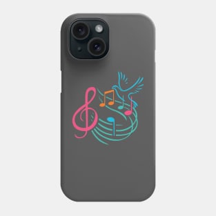 G notes and Dove Bird Phone Case