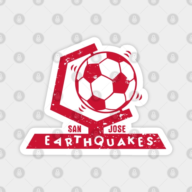 1974 San Jose Earthquakes Vintage Soccer Magnet by ryanjaycruz