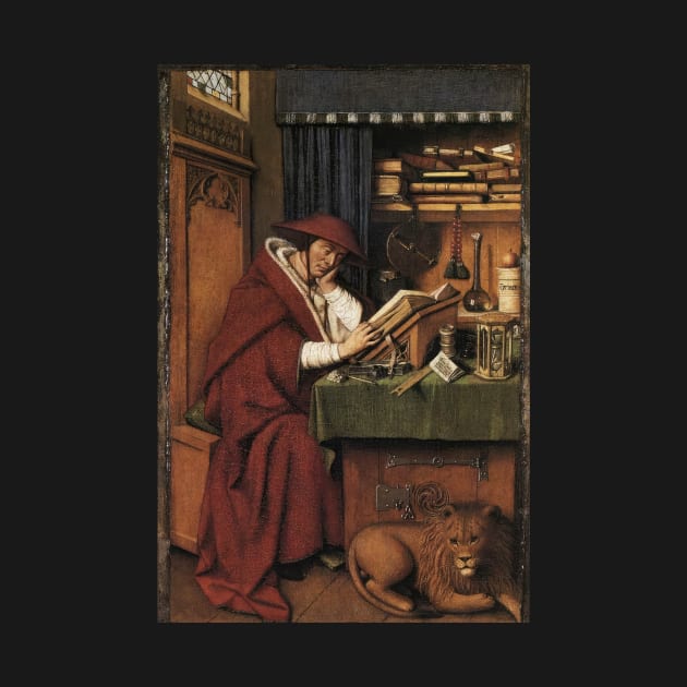 st jerome in his study 1432 - Jan van Eyck by Kollagio