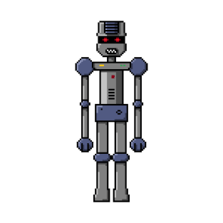 Pixel Robot 040 T-Shirt