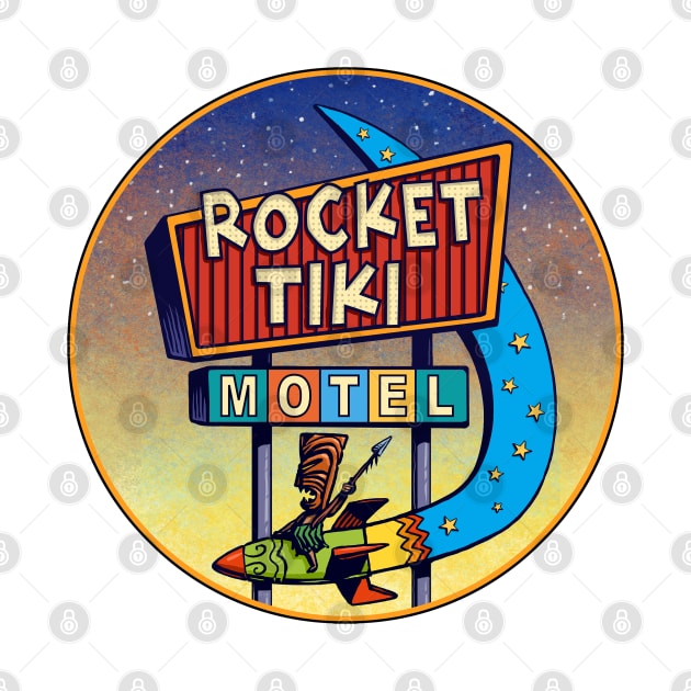 Rocket Tiki Motel by ChetArt