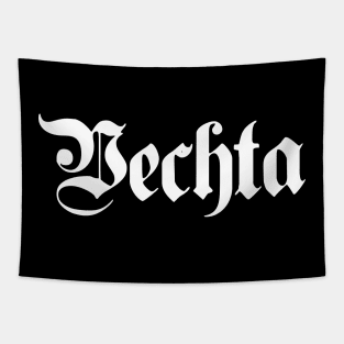 Vechta written with gothic font Tapestry