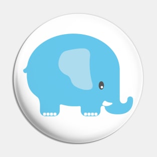 Blue Elephant Pin