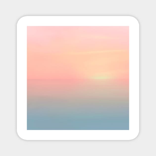 Pastel Sunrise Magnet by MGphotoart