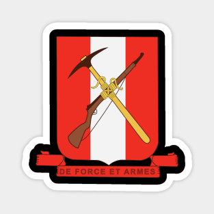 298TH Engineer Combat Battalion in Europe V1 X 300 Magnet