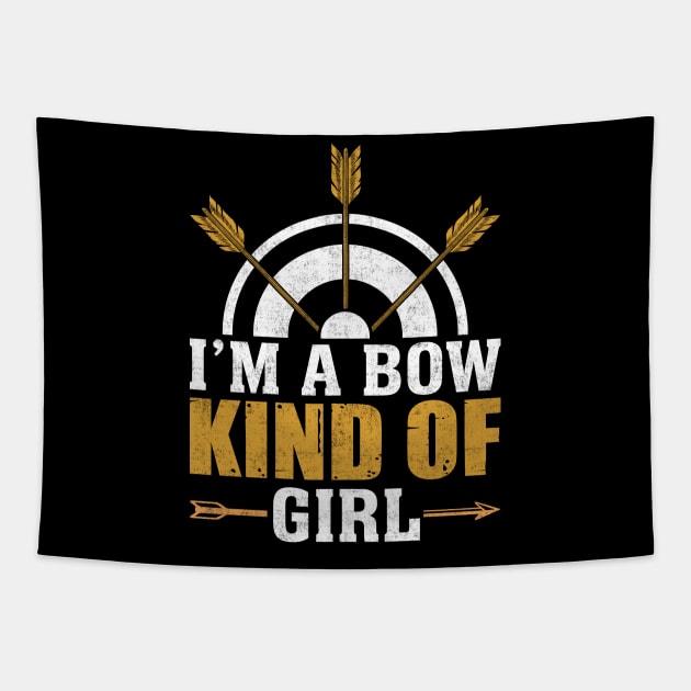 I Am A Bow Kind Of Girl Tapestry by busines_night