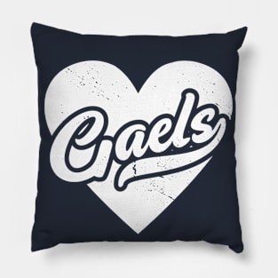 Vintage Gaels School Spirit // High School Football Mascot // Go Gaels Pillow