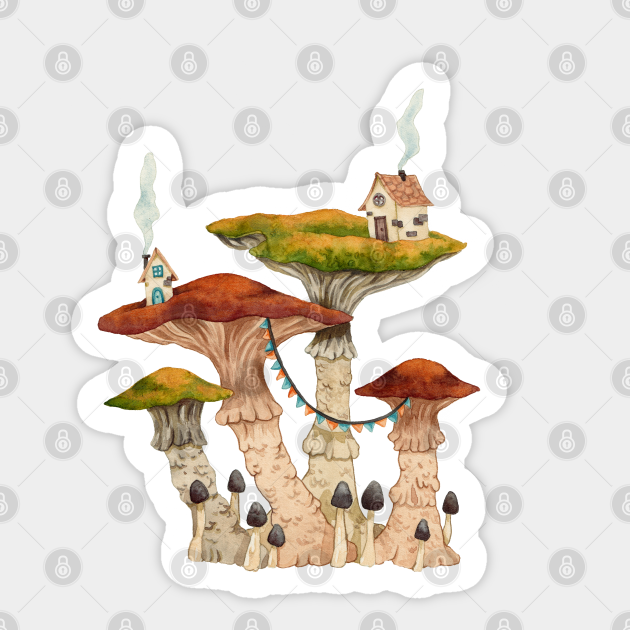 Mushroom Village - Mushroom - Sticker