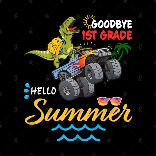 Goodbye 1st Grade Hello Summer, Funny Last Day Of School Gift by Printofi.com