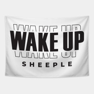 Wake Up Sheeple Tapestry