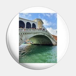 Venice Rialto Bridge view Pin