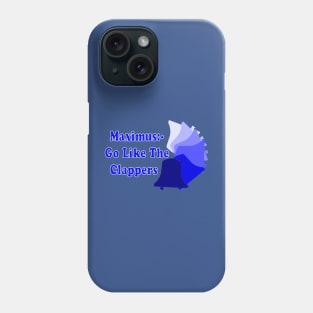 Funny Bellringing Slogan in blue Phone Case