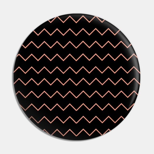 Black zigzag pattern Pin by Shineyarts
