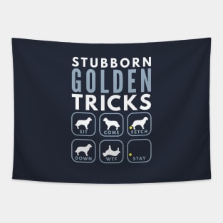 Stubborn Golden Retriever Tricks - Dog Training Tapestry