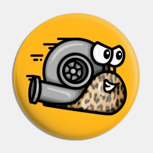 Turbo Snail - Leopard Pin
