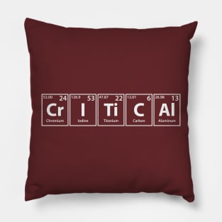 Critical (Cr-I-Ti-C-Al) Periodic Elements Spelling Pillow