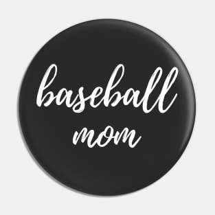 Baseball Mom Pin