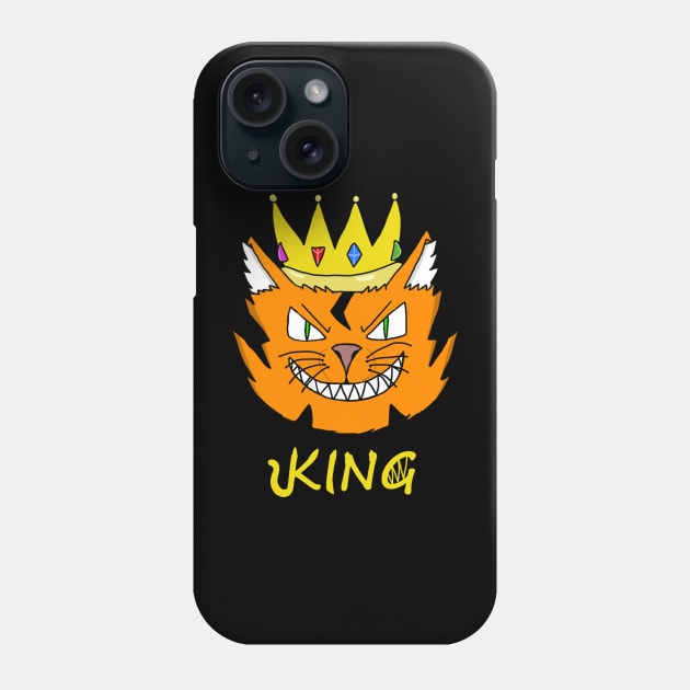 King cat! Phone Case by Blueblade