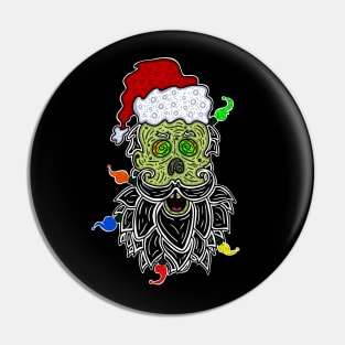 Zombie Santa Pin