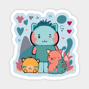 adorable characters Magnet