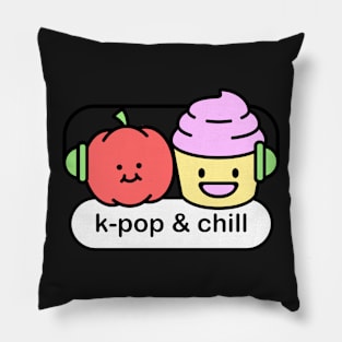 K-Pop And Chill | Cute Foods Pillow