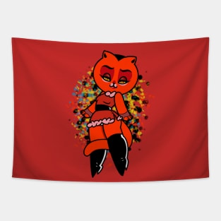 Spicy kitty Tapestry