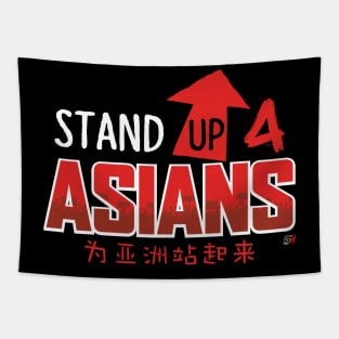 Stand Up 4 Asians Tapestry