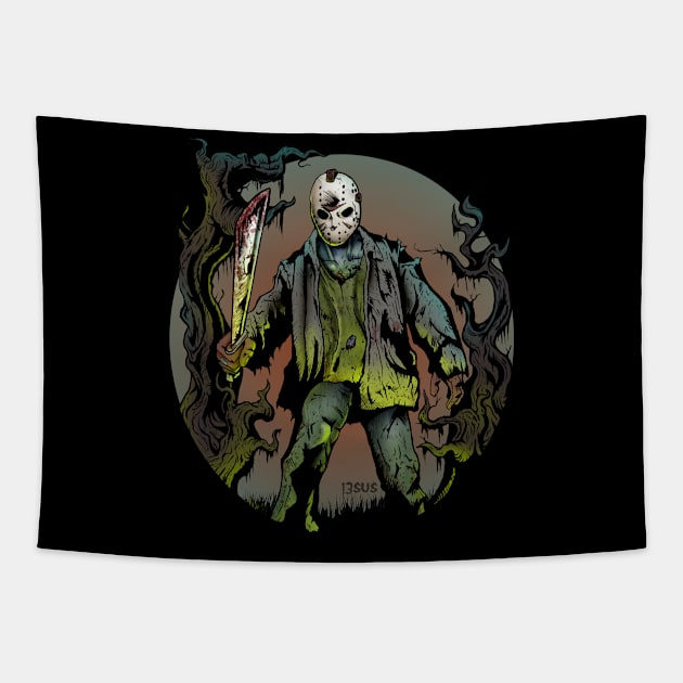Jason Vorhees by Blood Empire Tapestry by BloodEmpire
