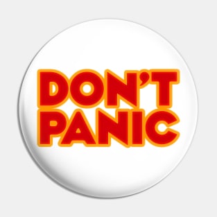 Don't Panic 2.0 Pin