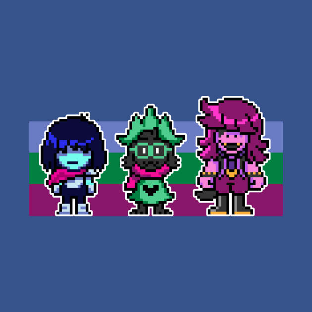 Deltarune Trio by geekmythology