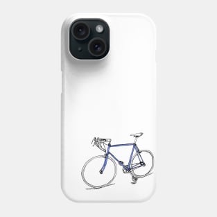 Blue Bike Phone Case