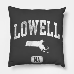 Lowell Massachusetts vintage Pillow