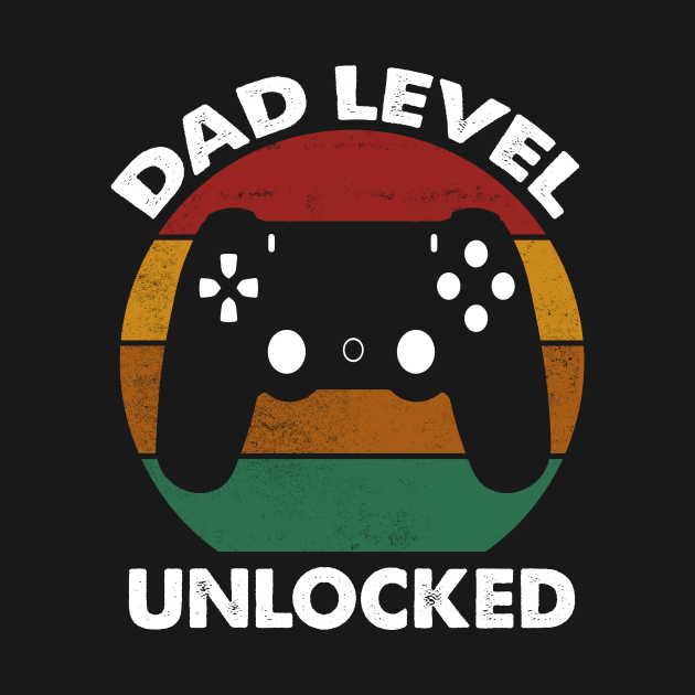 Dad Level Unlocked, Funny Dad, Dad Gaming by artbyhintze