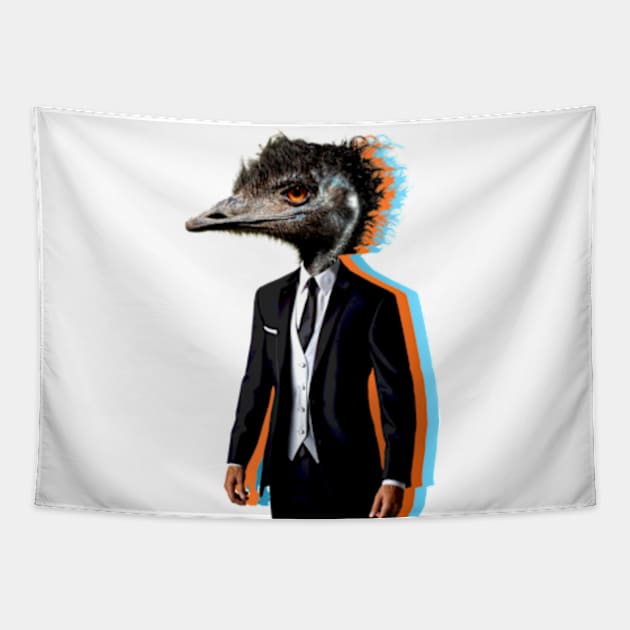 High Class Emu Tapestry by Worldengine