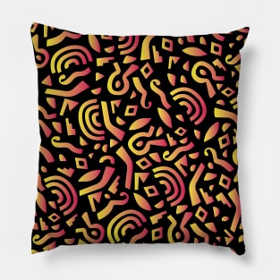 Cute Doddle Pattern Pillow