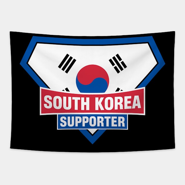 South Korea Super Flag Supporter Tapestry by ASUPERSTORE