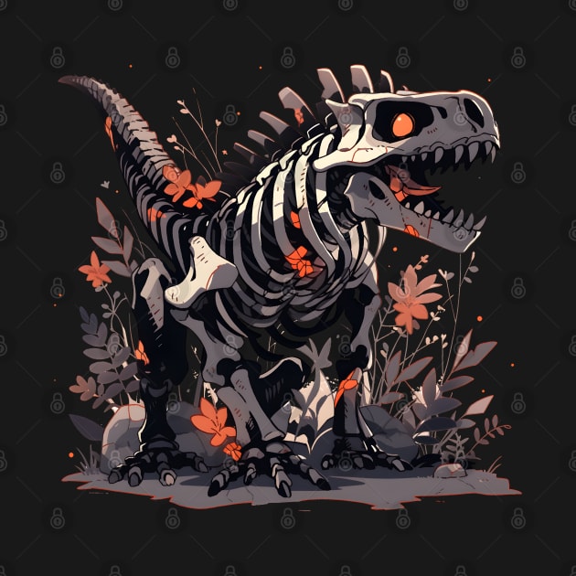 Boneless skeleton dinosaur by HydraDreams