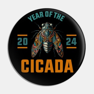 Year of the Cicada 2024 Pin