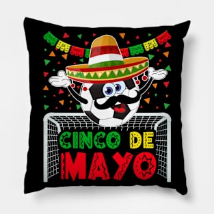 Cinco de Mayo Soccer Mexican Party for Kids Pillow