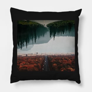 Nature Meets City Pillow