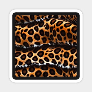 Stylized Leopard Fur - Printed Faux Hide #1 Magnet