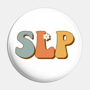 Speech Pathologist Vintage Retro SLP Pin