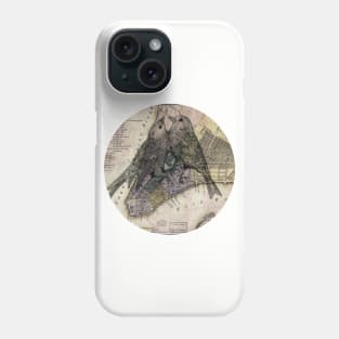 New York City Birds Map Phone Case